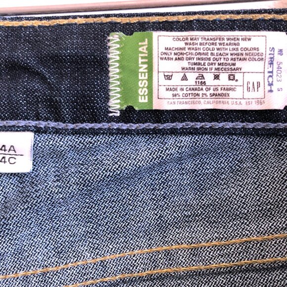 GAP ESSENTIAL BOOTCUT JEANS 4A/4C Excellent condition - Picture 3 of 7